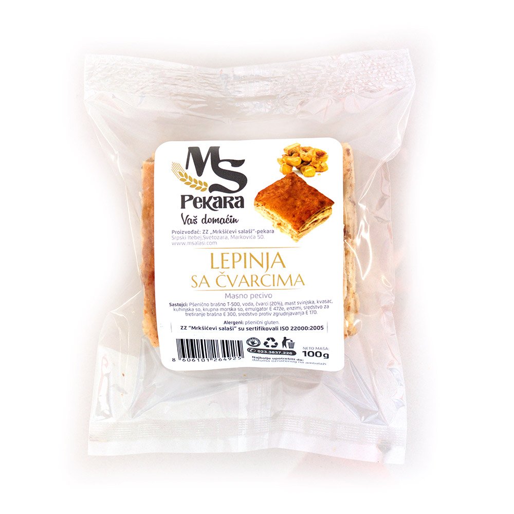 Lepinja sa čvarcima 100 g