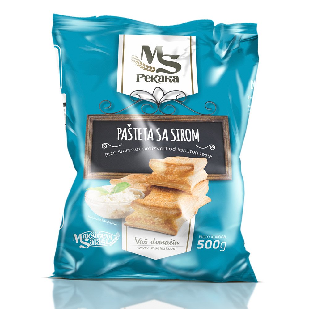 Paštete sa sirom MS (zam) 500 g